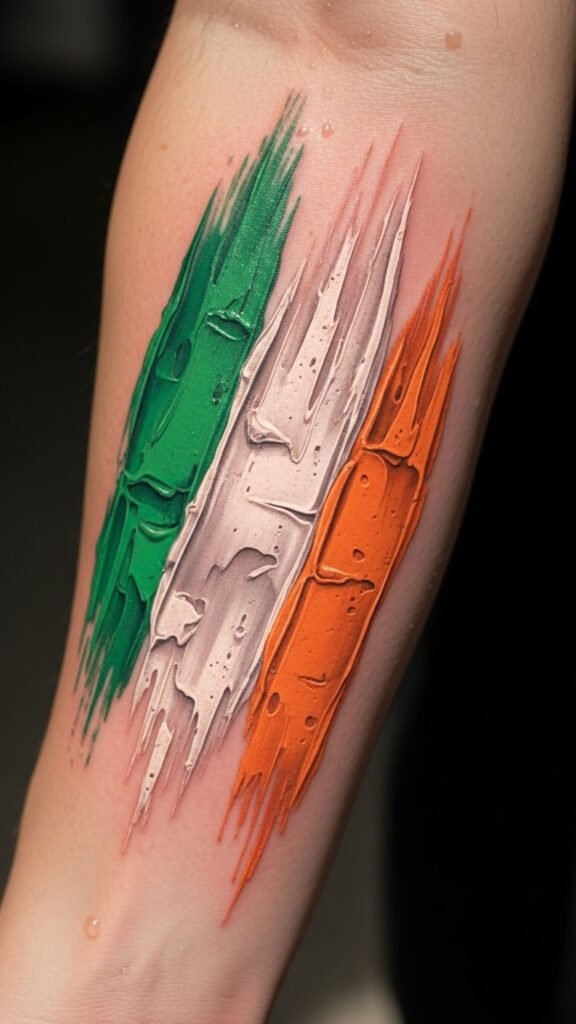 Brushstroke Flag Forearm