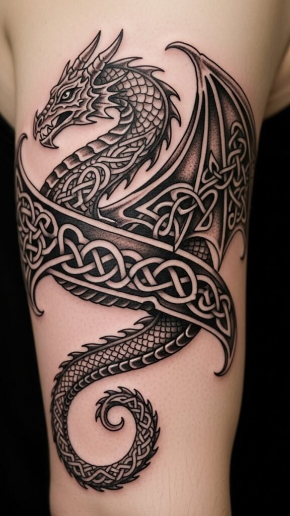 Celtic Dragon Upper Arm Band