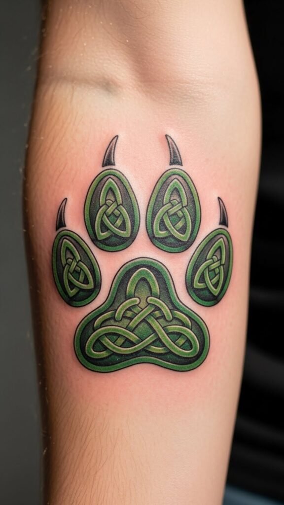 Celtic Knot Paw