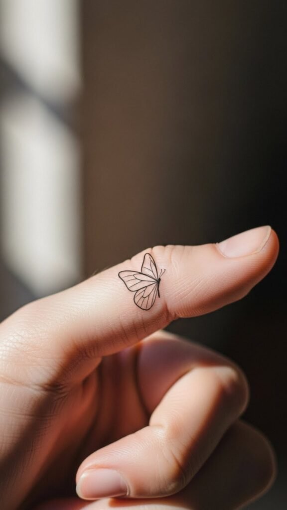 Choose a Soft, Minimal Butterfly Shape