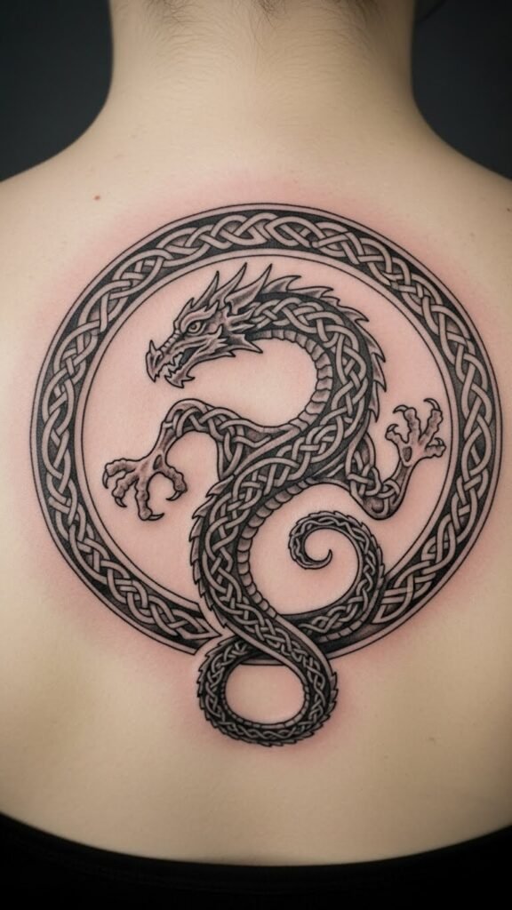 Circular Dragon Protection Symbol