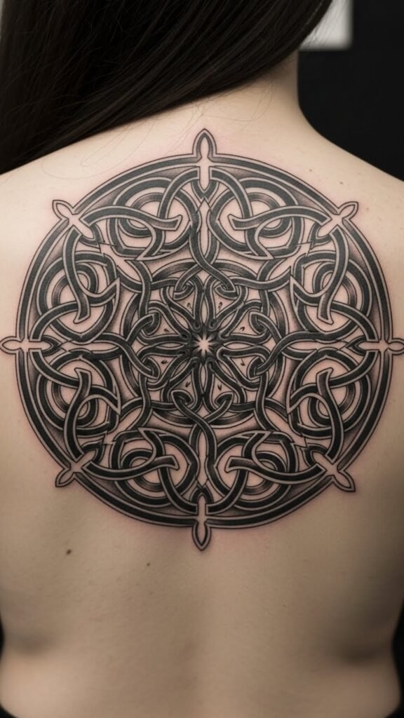 Circular Mandala Knot