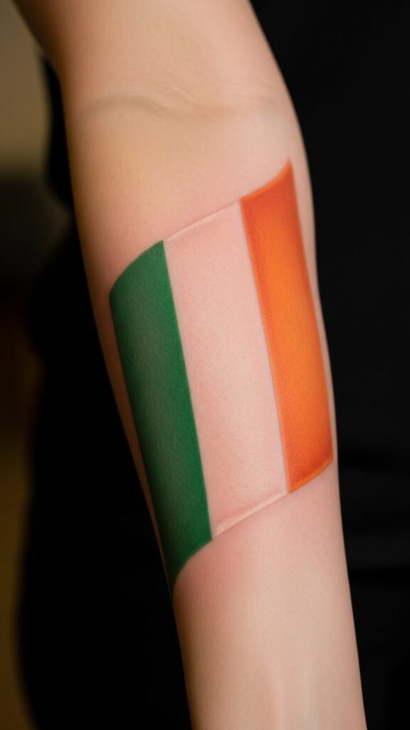 Classic Vertical Tricolor Arm Band