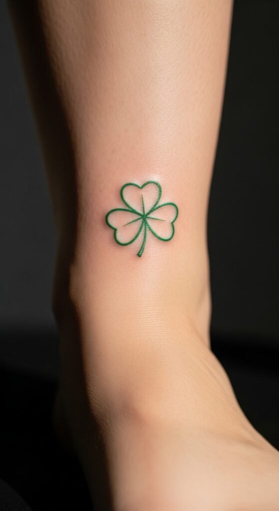 Clover with Circle Frame