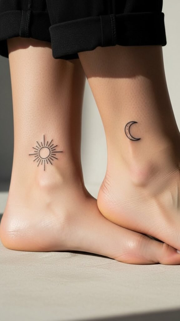 Complementary tattoos work well if