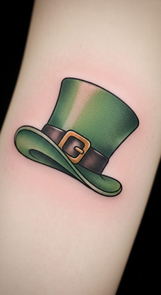 Crooked Leprechaun Hat With a Wink