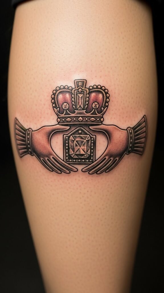 Crown-Focused Claddagh