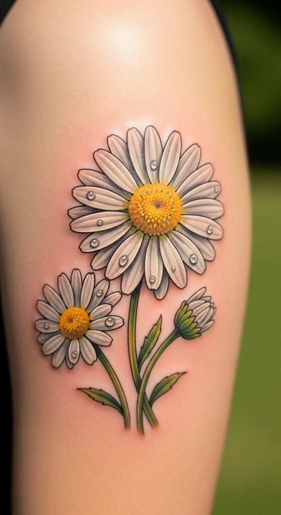 Daisy Trio on the Upper Arm