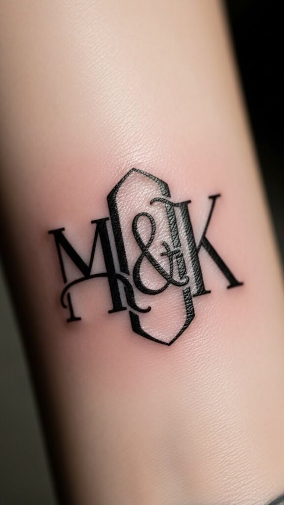 Double Initial Monogram