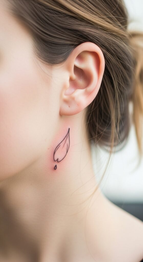 Falling Petal Outline