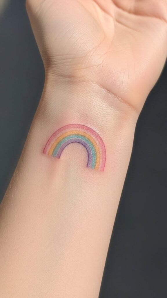 Fine Line Mini Rainbow Arc