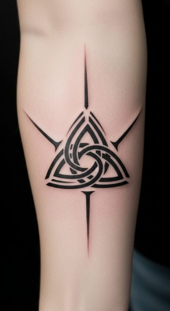 Geometric Trinity Knot