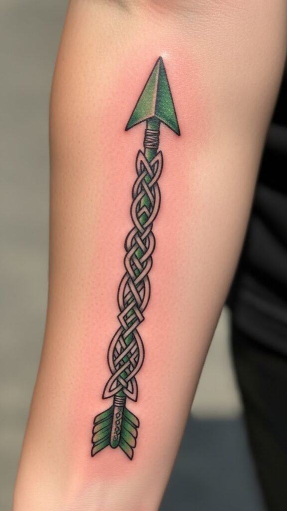 Green Knot Arrow
