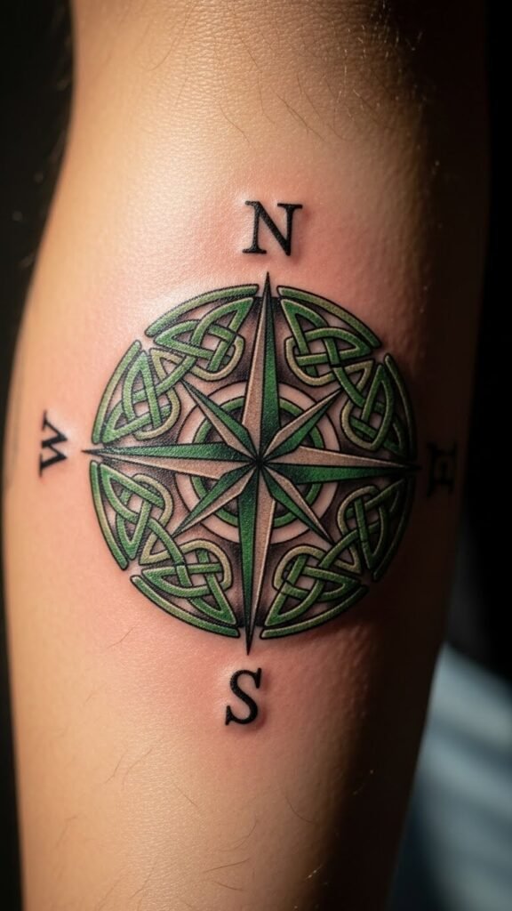 Green Knot Compass