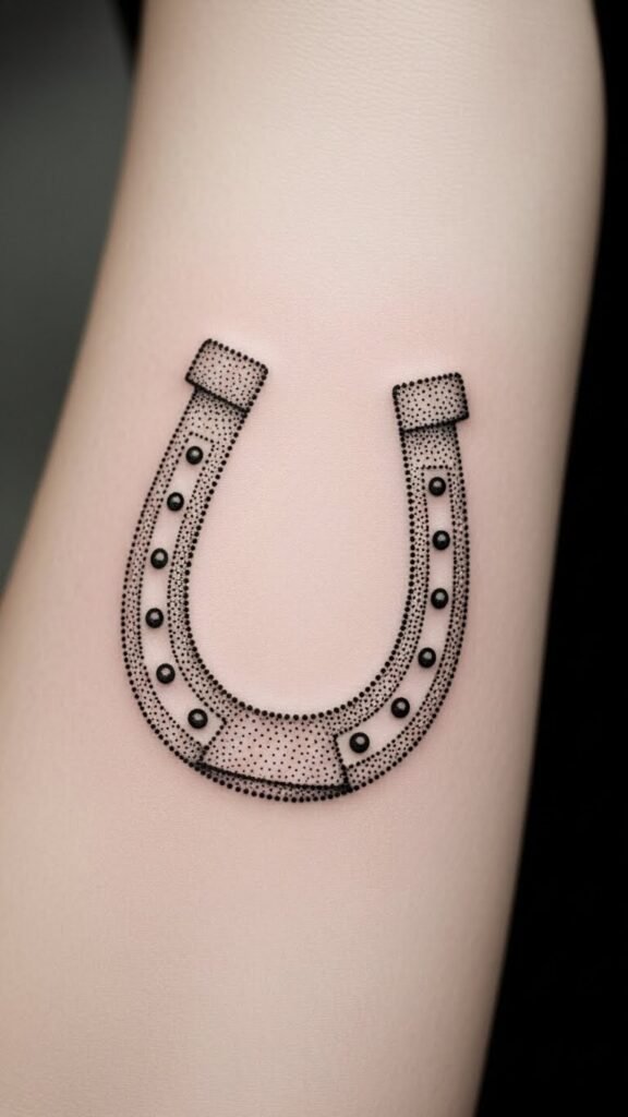Horseshoe with Dots Only