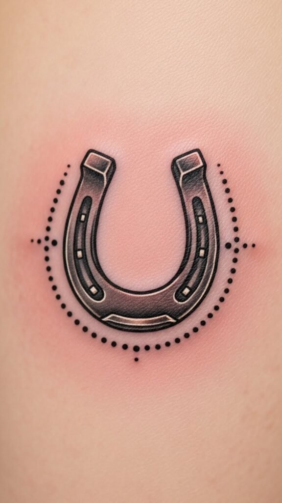 Horseshoe with Dotted Halo
