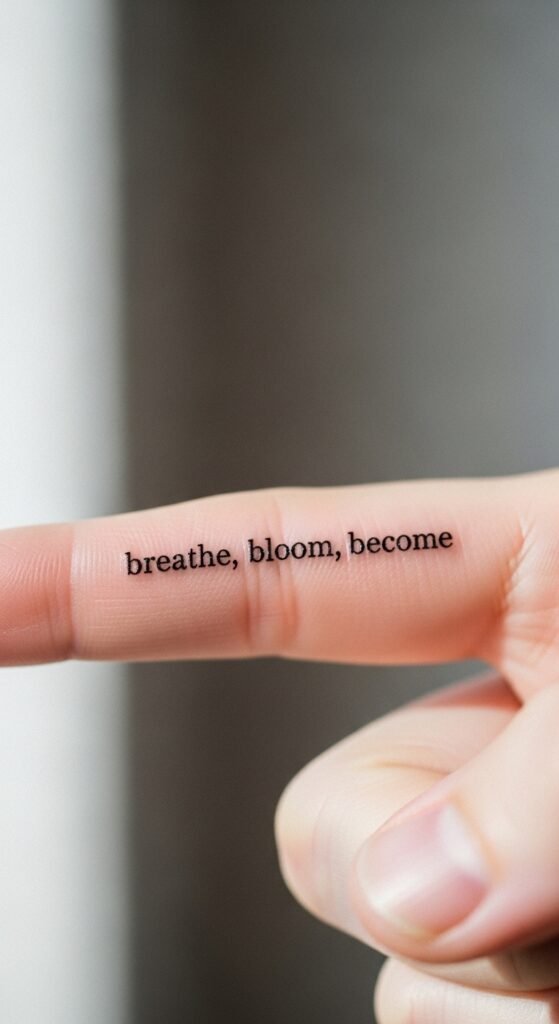 How to Choose Tiny Quote Tattoos