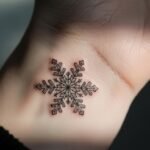 How to Design Small Snowflake Tattoos With Delicate Detail