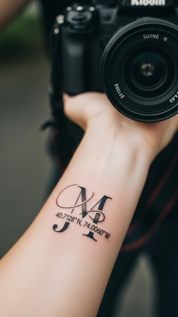 Initial with Coordinates