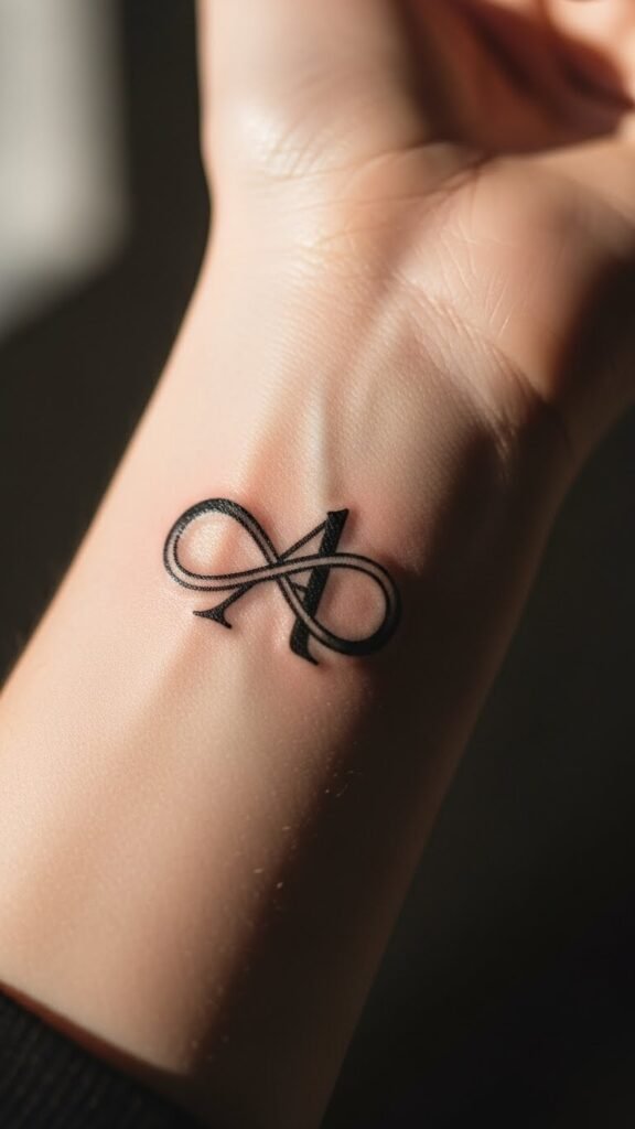 Initial with Infinity Line