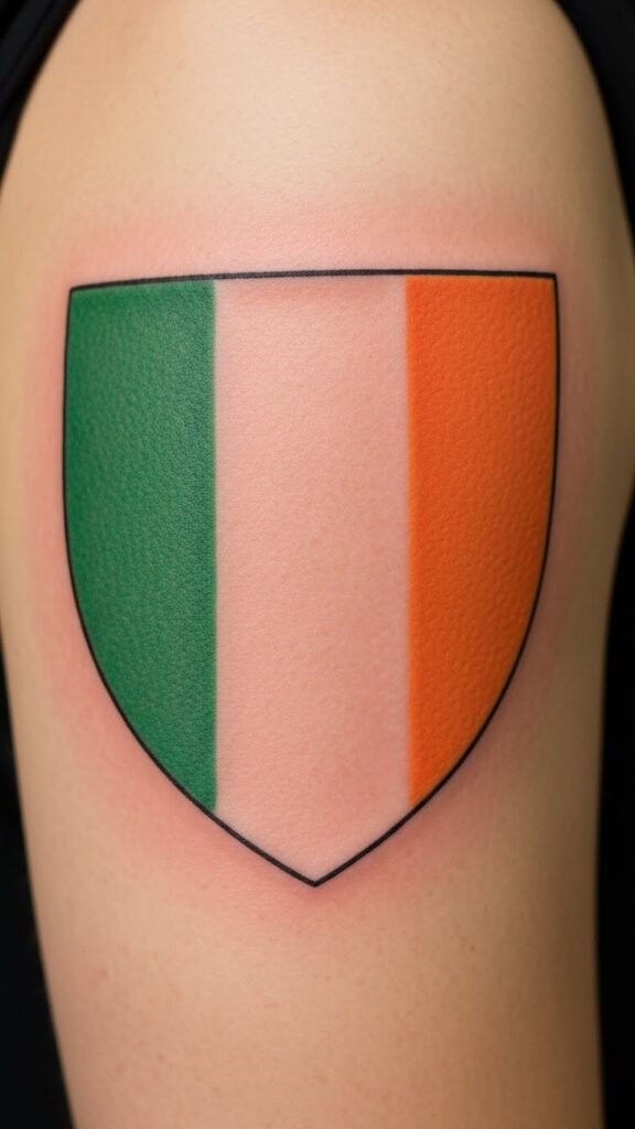Irish Flag Forearm Shield