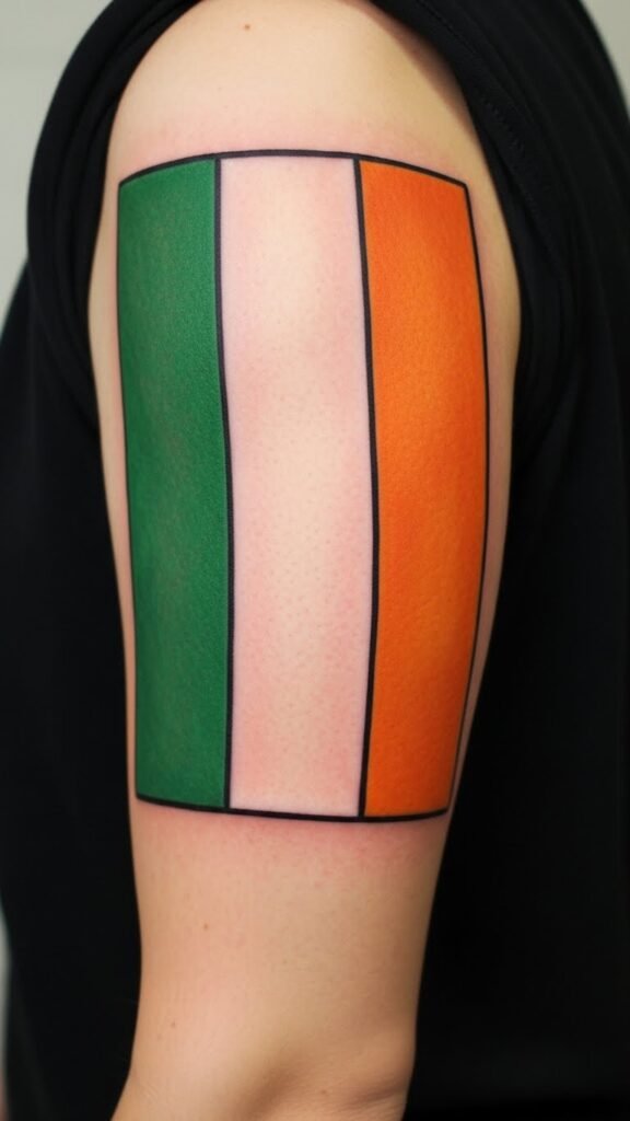 Irish Flag Half-Sleeve Base