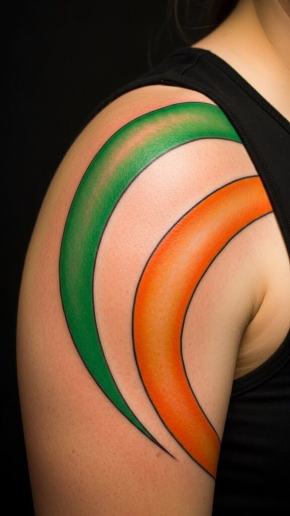 Irish Flag Shoulder Wrap