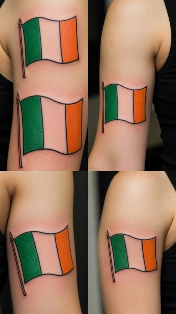 Irish Flag Tattoos
