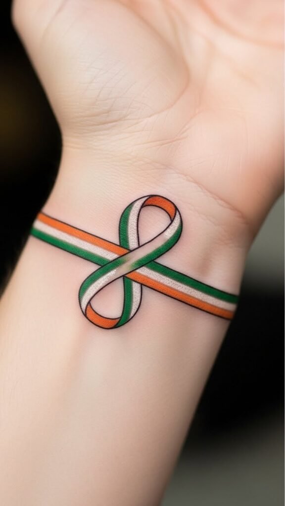 Irish Flag Wrist Wrap