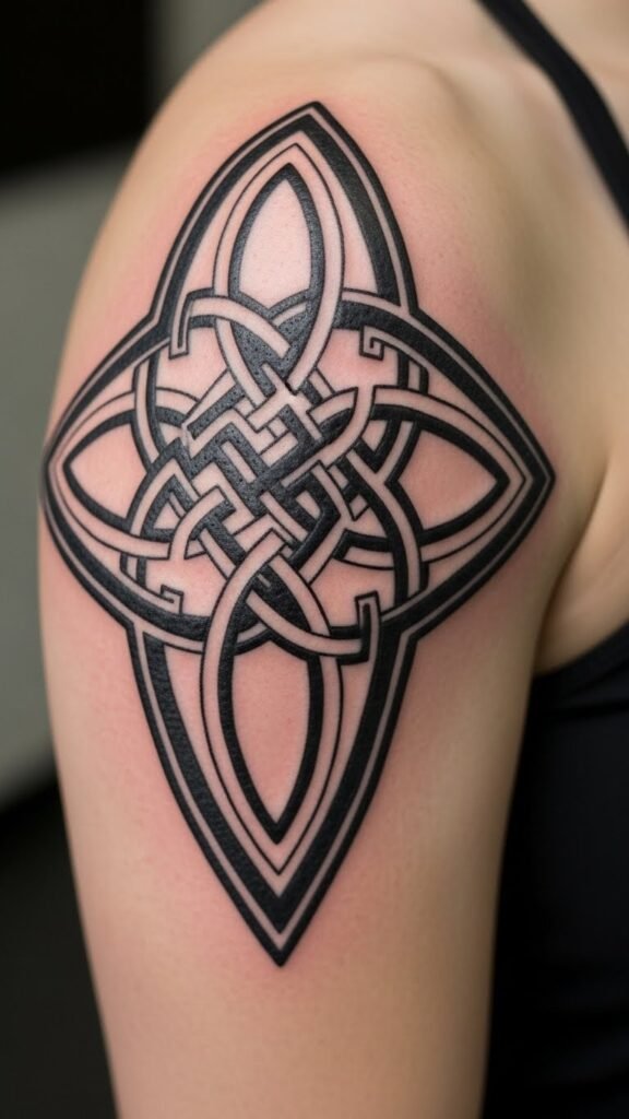 Knot with Open Negative Space