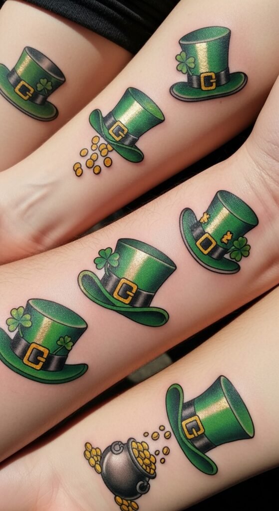 Leprechaun Hat Tattoos