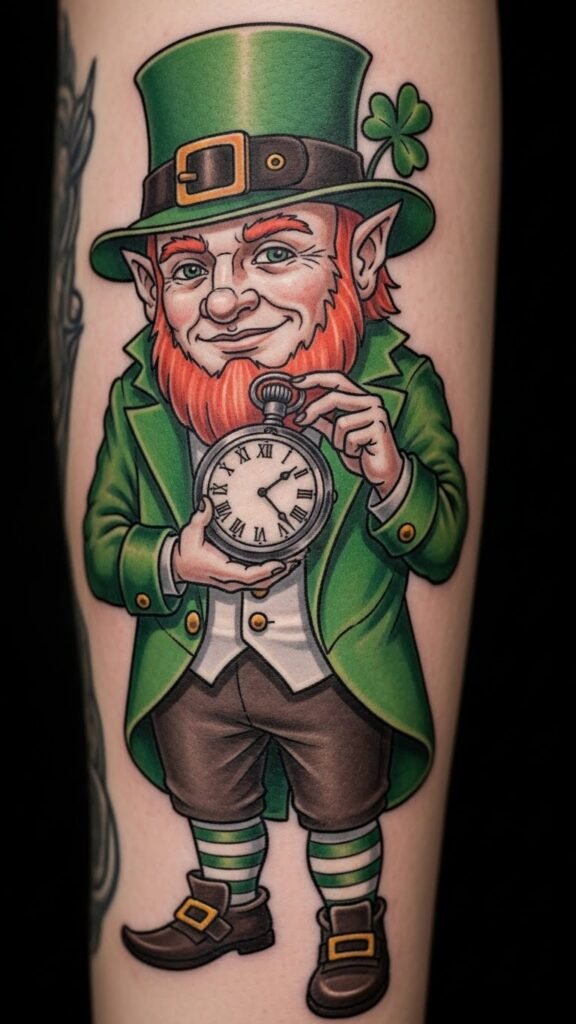 Leprechaun With Pocket Watch