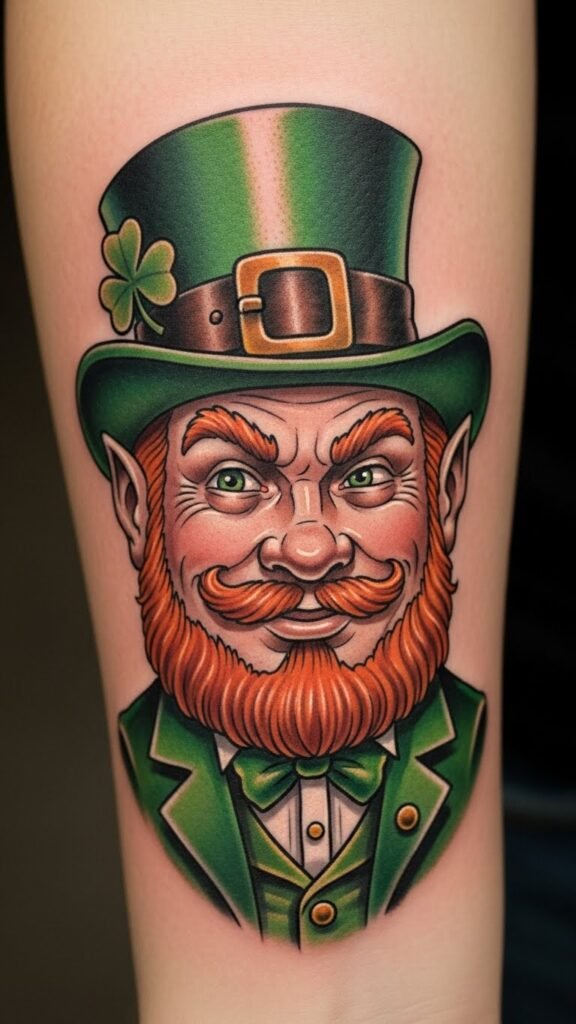 Leprechaun With Raised Eyebrow