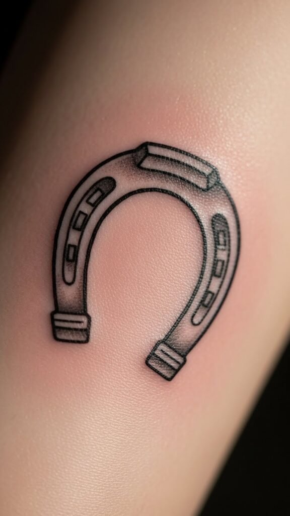 Lucky Horseshoe Tattoos