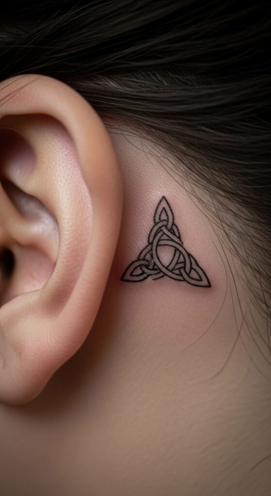 Micro Trinity Knot Tattoo