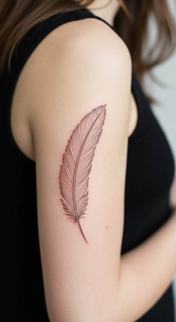Minimal Feather Line