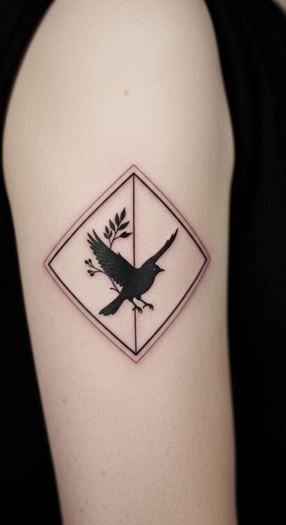 Minimalist Bird Silhouette