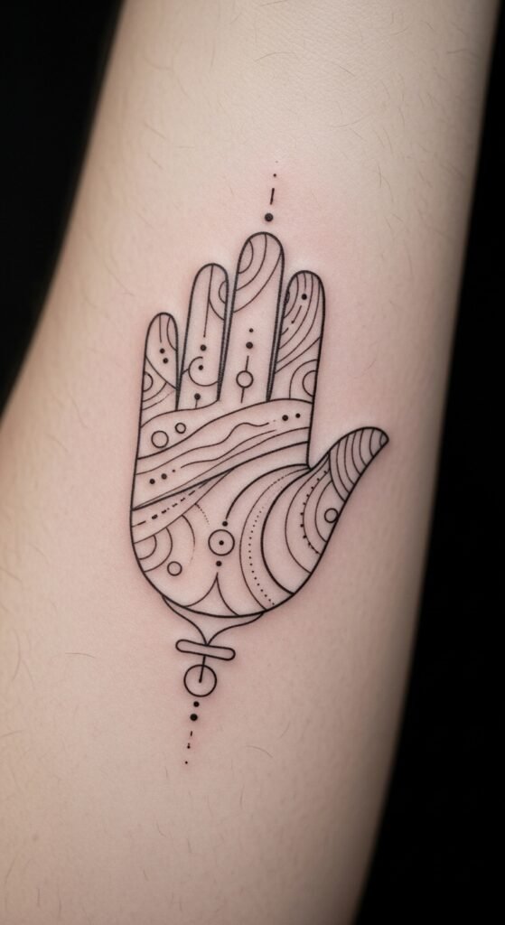 Palm Blessing Symbol