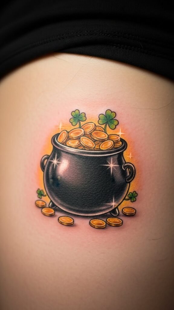 Pocket-Size Pot Tattoo