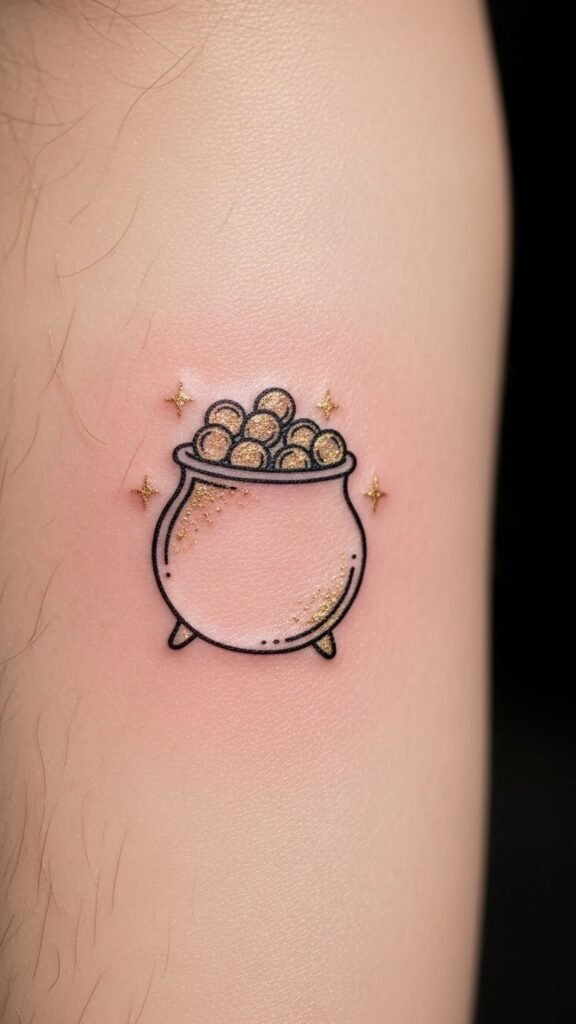 Pot of Gold Tattoos