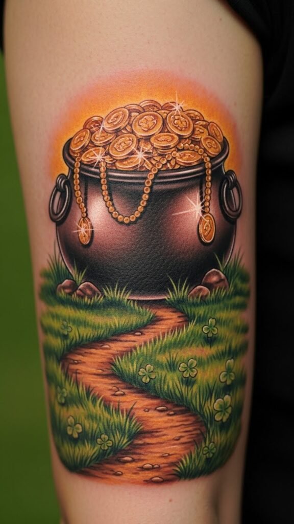 Pot of Gold With Pathway