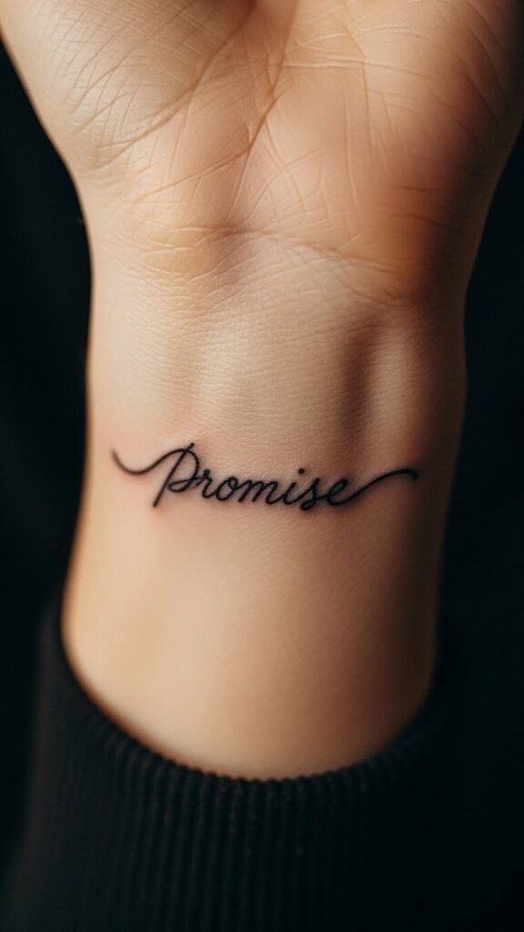 Promise Quote Tattoo
