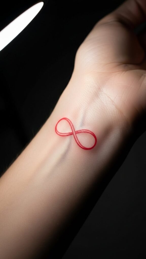 Red Infinity Loop