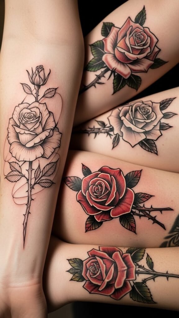 Rose Tattoos