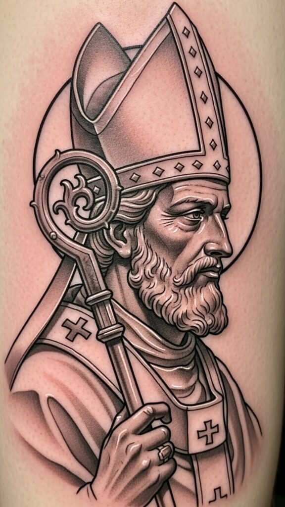 Saint Patrick Side Profile