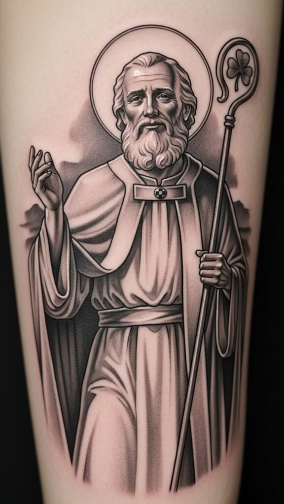 Saint Patrick Teaching Scene