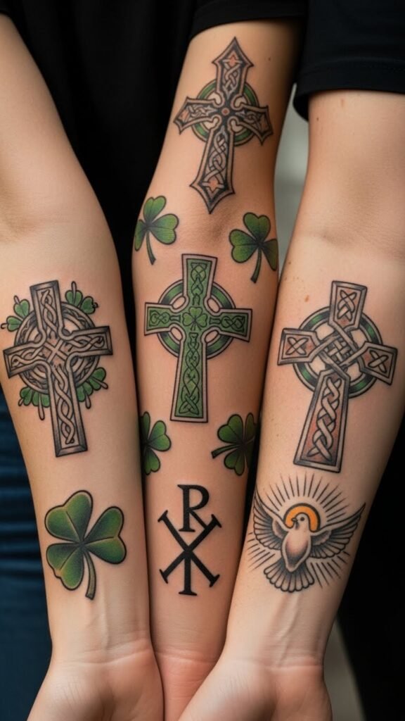Saint Patrick tattoos
