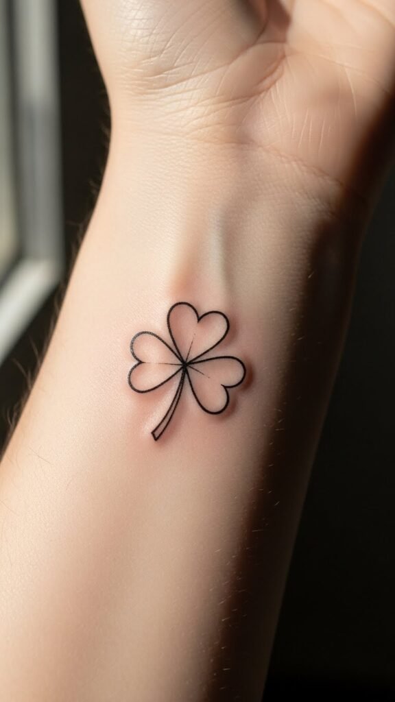 Simple Shamrock Outline