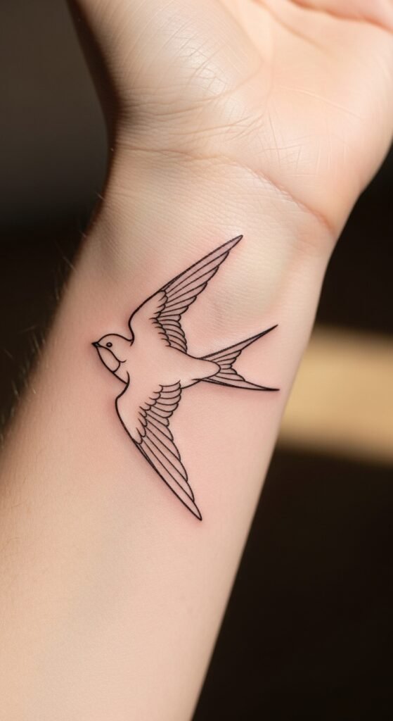 Simple Swallow Outline