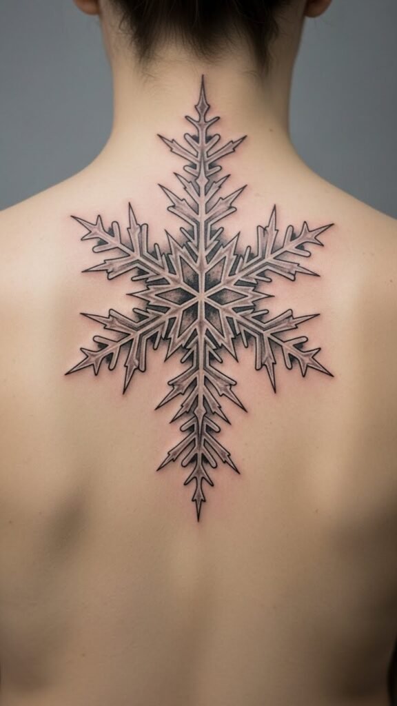 Snowflake Spine Detail